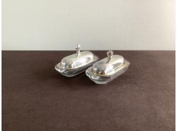 Pair Of Butter Dishes