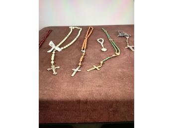 Rosary Necklace Lot