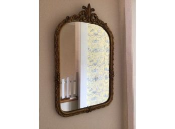Early Wood Gold Carved Mirror