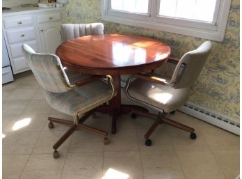 Kitchen Table And Vintage Chromcraft Chairs