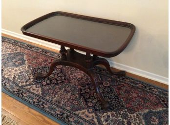 Beautiful Early Coffee Table With Glass Top