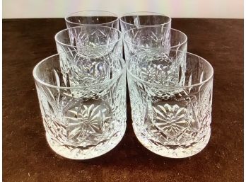 Lot Of 6 Waterford Whiskey Glasses