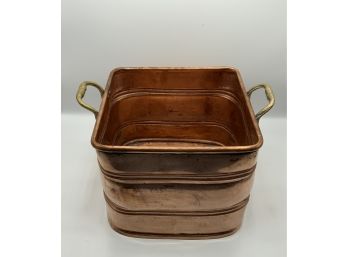 Handled Copper Pot