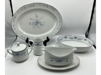 Contemporary By Noritake Serving Pieces & More - BlueHill Pattern