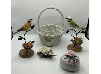 Birds, Small Basket & More