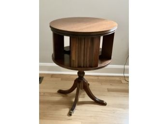 Antique Drum Table-  Table Spins