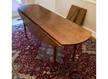 Drop Leaf Narrow Dining Room Table W/pads Purchased From Hitchcock In L999
