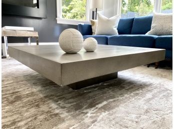 Contemporary Cement Coffee Table