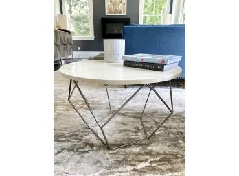 West Elm Ivory Contemporary Table