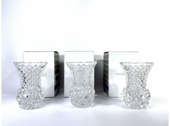 Waterford - Trio Of Posey Vase's
