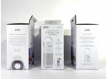 Pure Enrichment - Pure Zone Mini Portable Air Purifier - Group Of (3)
