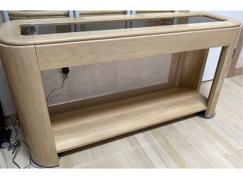 Sofa Table With Glass Insert