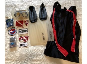 Scuba, Diving Gear And Patches