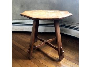 Vintage Country Style Wood Side Table