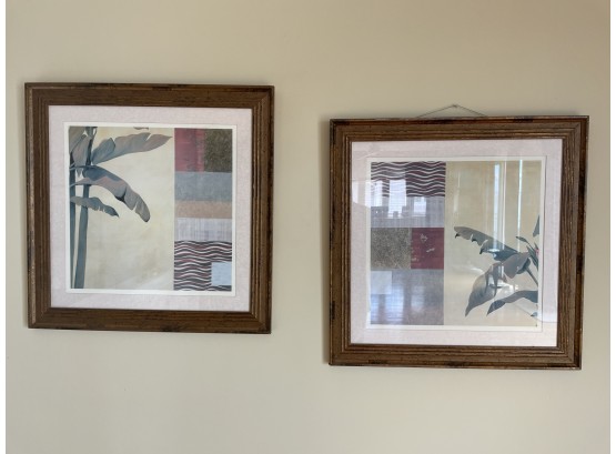 Two Matching Framed Art
