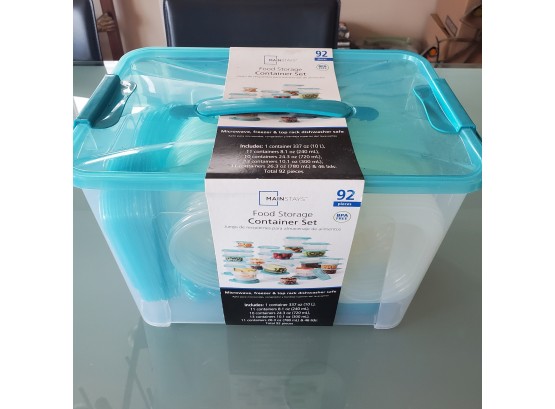 New Mainstays - Container Of 92 Pieces Of Food Storage Containers