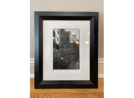 Black & White Framed Photo Hand- Signed By Jesse Kalisher