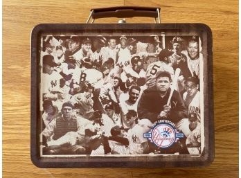New York Yankees 100th Anniversary Metal Lunch Box
