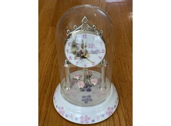 Barbie Doll Glass- Domed Clock