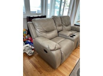 Double Lazy Boy Style Recliner Loveseat Sofa Couch