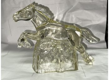 Glass Horse Jumping Horse