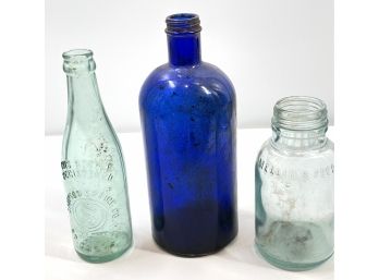 Vintage Grouping Of 3 Bottles
