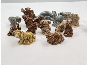Lot Of Vintage Wade English China Animal Figurines