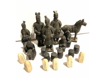 Lot Of  Chinese Chi Huangdi Terracotta Warriors