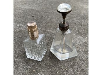 Pair Vintage Fragrance Atomizers