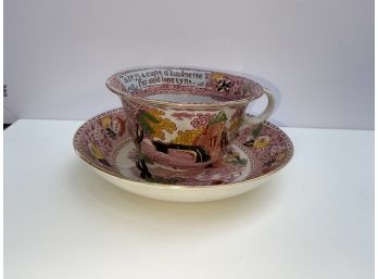 Large Royal Stafford Cup And Saucer