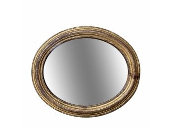 Antique Florentia Gilt Frame Oval Mirror - Italy
