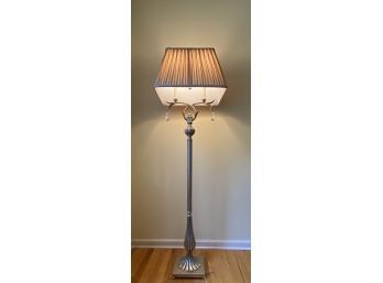 Square Shade Federal Style Floor Lamp
