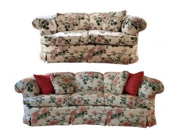 Cheshire Furniture Barn - Floral Pattern Sofa & Loveseat Set