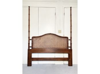 A Vintage Henredon Chinese Chippendale Style Headboard