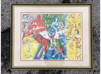 A Framed Chagall Lithograph