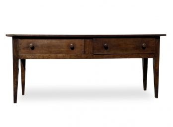 An Early 19th Century Oak Sideboard Or Console