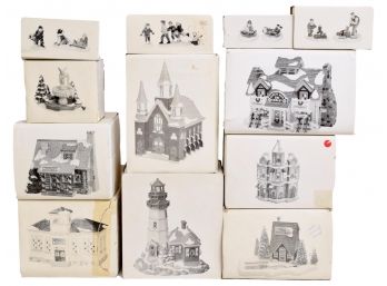Collection Of Department 56 Snow Villages And More