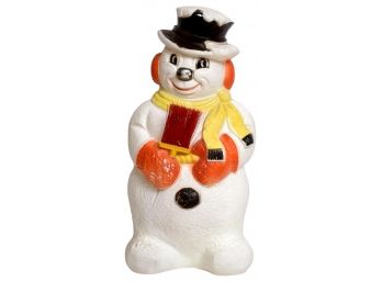 Vintage Lighted Snowman Blow Mold