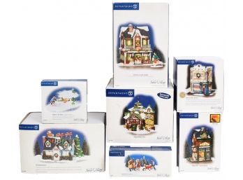 Collection Of Department 56 Snow Village Houses And More
