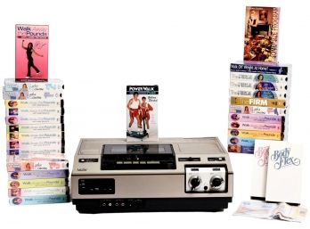 RCA SelectaVision Video Cassette Recorder, Kris And Bruce Jenner, Walk Away The Pounds Tapes And More
