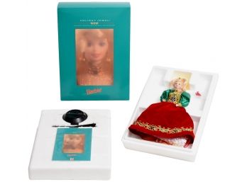 Holiday Jewel Barbie From The Holiday Porcelain Barbie Collection In Original Box