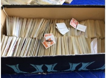 Collection Of Thousands Of Miscellaneous Stamps In A Box