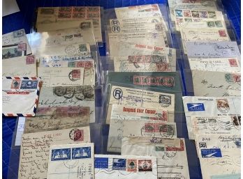 Collection Of Postacards And Mail Covers