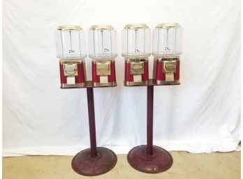 Two Doublehead Candy Machine Dispensers