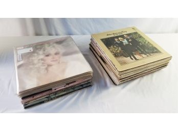Fifty-Two Vinyl Record Albums: Dolly Parton, Crystal Gale, Julio Iglesias, Kenny Rogers, Beach Boys & More