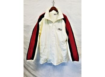 Men's Vintage Fila Full Zip Padded Jacket Size XL