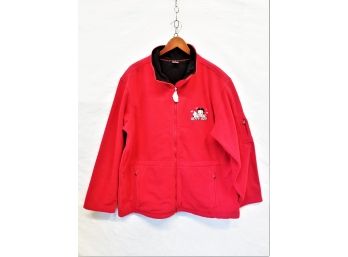 Women's Betty Boop Full Zip Fleece Jacket By The Danbury Mint Size XL