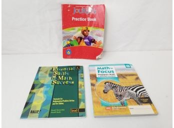 Three Student Workbooks For Math And Reading