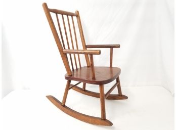 MCM Baby's Wooden Rocking Chair