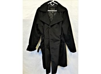 Women's Lane Bryant 3/4 Length Belted Trench Coat With Quilted Lining Size 18-20